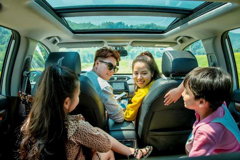 Kinh nghiệm thuê xe cho gia đình đi du lịch