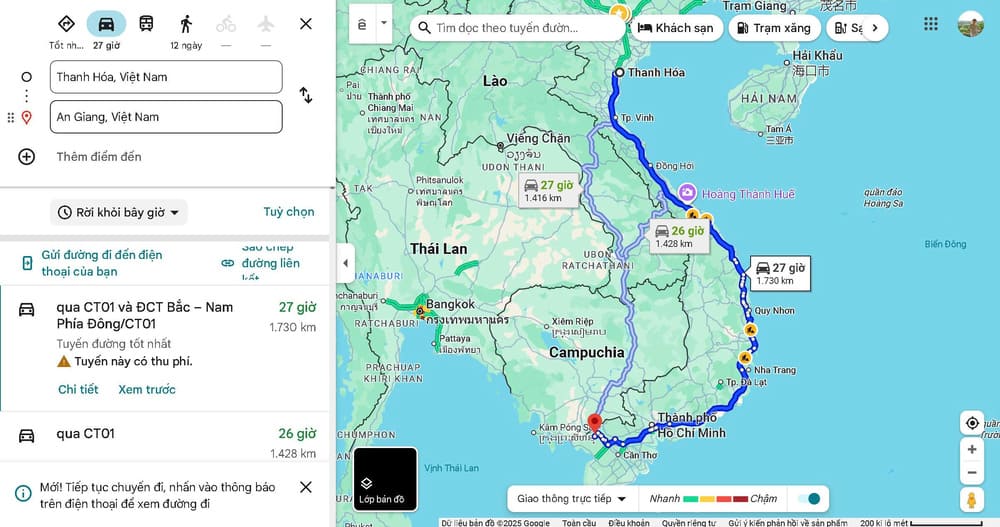 Thái Nguyên cách Yên Bái bao nhiêu km?