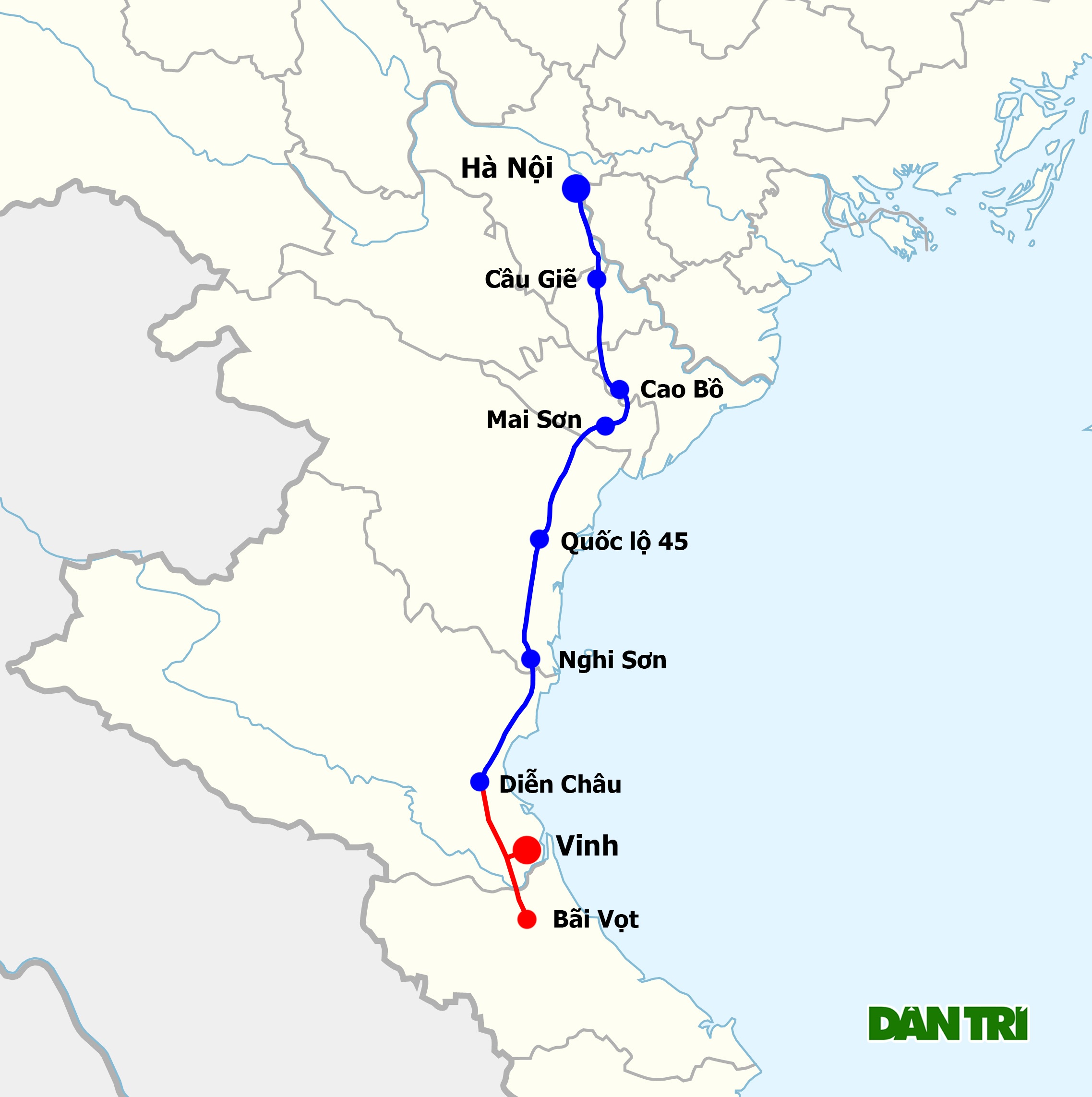 Cao Tốc Hà Nội - Nghệ An. Ảnh Dân Trí