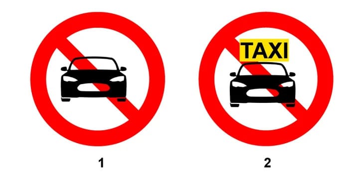  Cấm xe ô tô taxi
