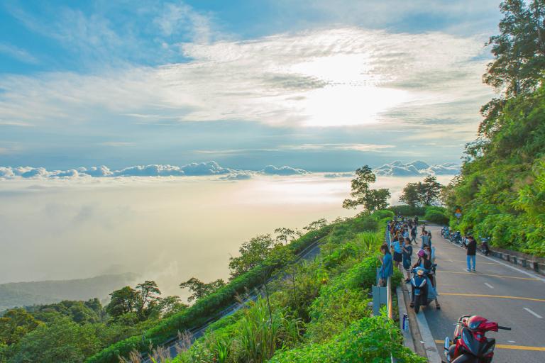 Lái xe đường đèo Ba Vì cần lưu ý